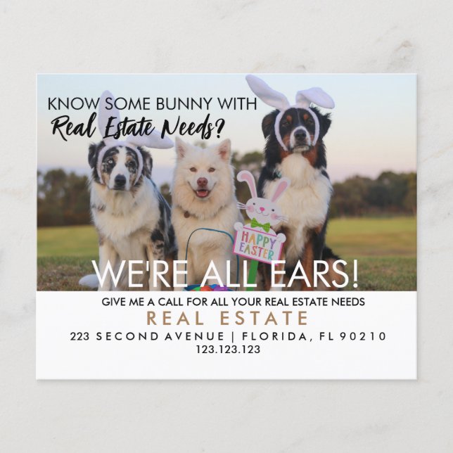 Ostersonnige Referenzen für echtes Anwesen Ankündi Flyer (Vorne)