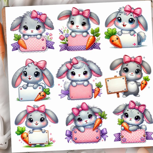 Ostersonnige Schilderhalter Set 2 Aufkleber (Von Creator hochgeladen)