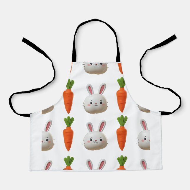 Ostersonnige Schürze Puffdesign (Vorderseite)