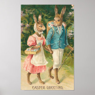 Ostersonnige Süße Vintag Poster