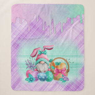 Ostersonniger Gnome mit Korbeiern Sherpadecke