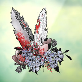 Ostersonniger Horror Fensteraufkleber