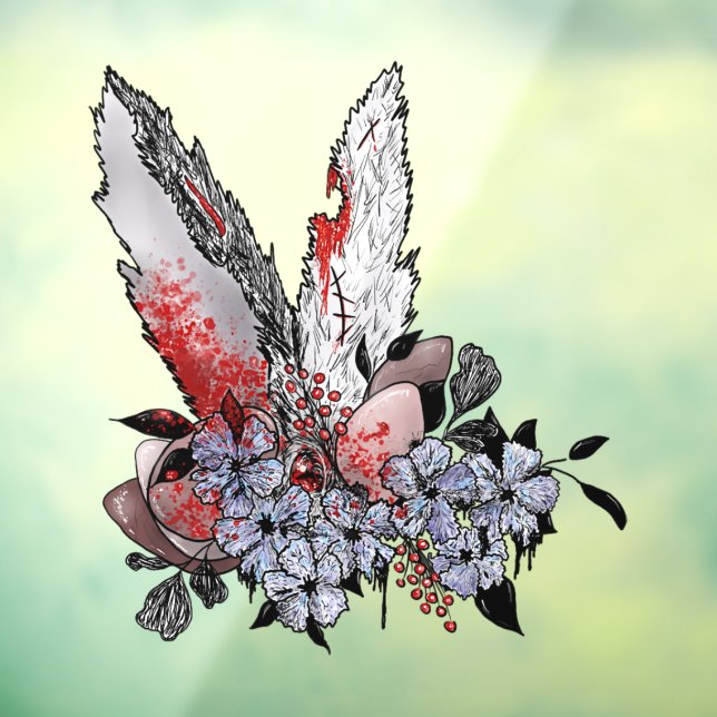 Ostersonniger Horror Fensteraufkleber (Blatt 3)