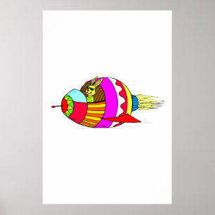 Ostersonniger Rocketeer Poster