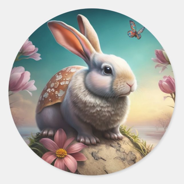 Ostersonniger Umschlag Aufkleber (Vorderseite)