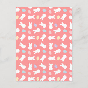 Ostersonniges, dekoriertes Eiermuster Postkarte