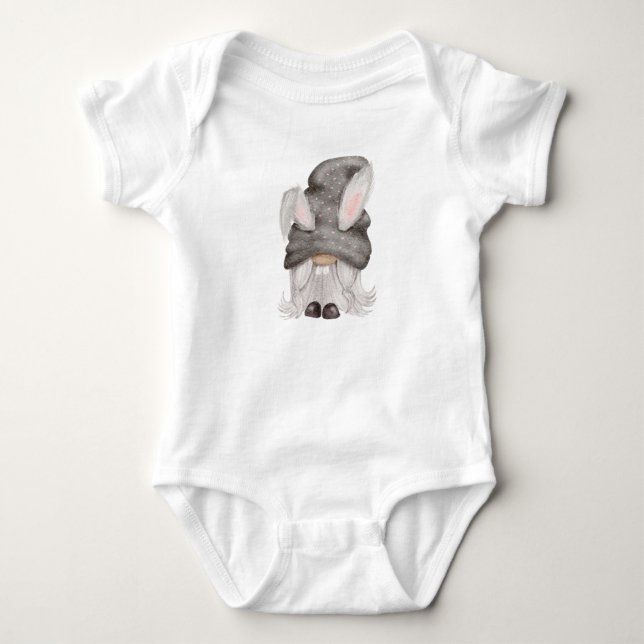 Ostersonnner Gnome Baby Bodysuit Strampler (Vorderseite)