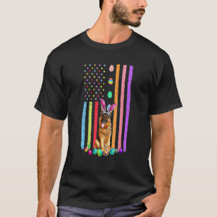 Ostersonntag Amerikanische Eier Flagge Deutscher S T-Shirt