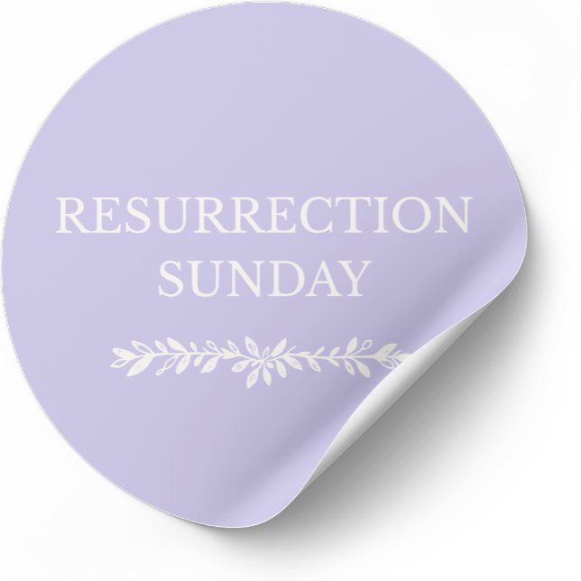 Ostersonntag Christliches Ostern Sticker (Faith-based Easter sticker inspired by Scripture and resurrection hope.)