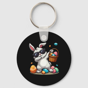 Ostersonntag Dabbing Bunny Eier Bysket für Jungen Schlüsselanhänger