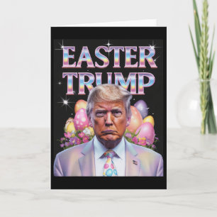 Ostersonntag Trump Lustige Osterfeier Hasenjagd Karte
