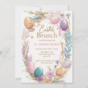 Ostersonntags-Brunch-Eier-Such-Party Ostern Einladung