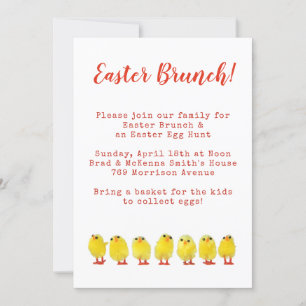 Ostersonntagsbrunch Einladung