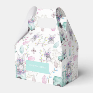 Osterspezifische Wasserfarbelemente Geschenkschachtel