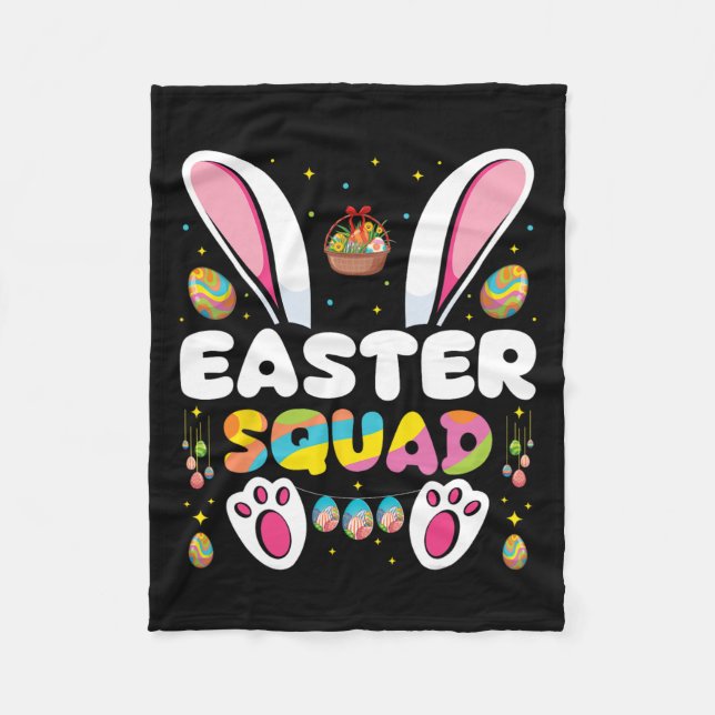 OsterSquad Ei Junting Bunny Group Matching Fleecedecke (Vorderseite)