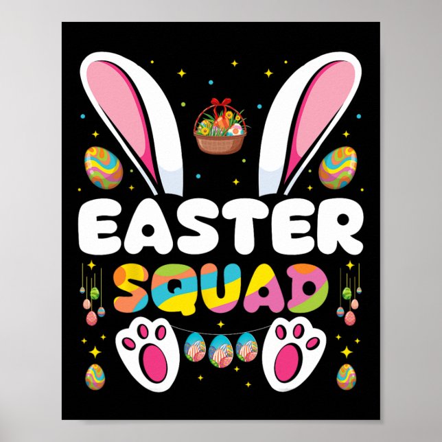 OsterSquad Ei Junting Bunny Group Matching Poster (Vorne)