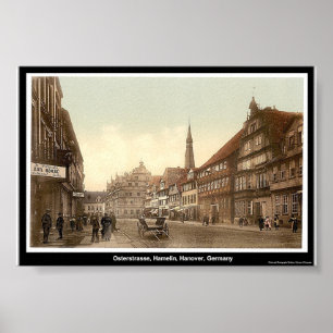 Osterstrasse, Hamelin, Hannover, Deutschland Poster