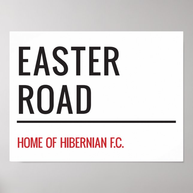 Osterstraße Stadion Street Schild (Vorne)