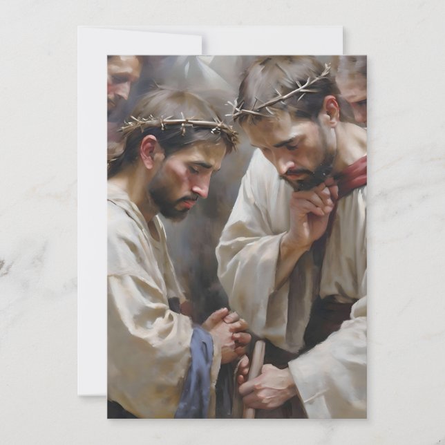 Osterszene C - Öle Feiertagskarte (Vorderseite)