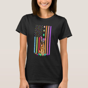 Ostertag Amerikanische Eier Fahne Deutscher Schäfe T-Shirt