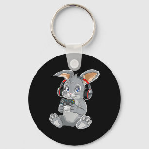 Ostertag Bunny Egg Funny Boys Girls Kids Gamer 7 Schlüsselanhänger