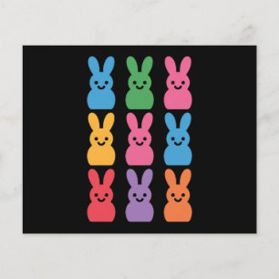 Ostertag Bunny Eggs Kariert Leopard Flyer