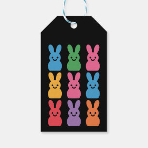 Ostertag Bunny Eggs Kariert Leopard Geschenkanhänger