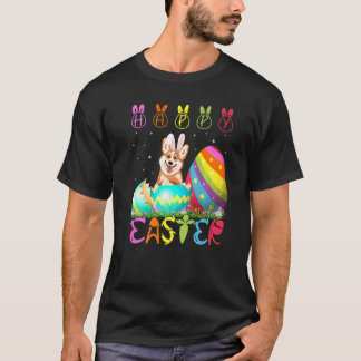 Ostertag Corgi Hund passende Familie Süße Ostern C T-Shirt