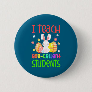 Ostertag der Lehrer Ich unterrichte eier-zelluläre Button