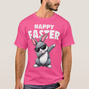 Ostertag Entblößen Rabbit Bunny Boys Girls Dab Dan T-Shirt