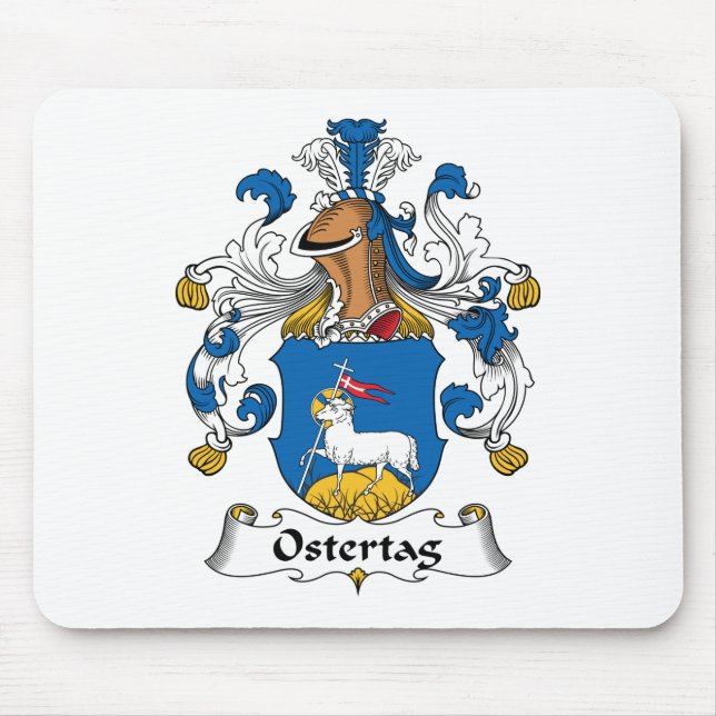 Ostertag Familienwappen Mousepad (Vorne)