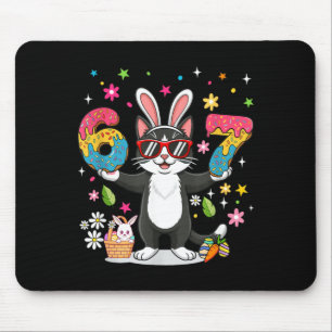 Ostertag Katze Eier Lustiger Hase Sechs Sieben 67 Mousepad