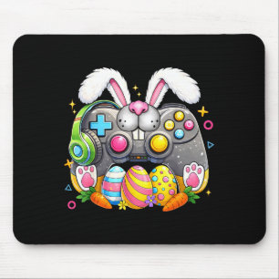 Ostertag lustiges Videospiel Eier Junge Mädchen Ki Mousepad