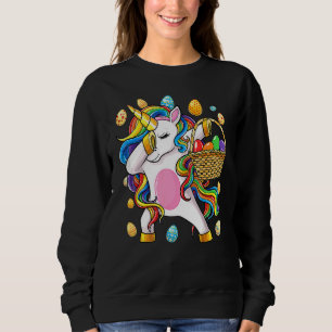Ostertag Mädchen Schlucken Einhorn Ab Bügel Ei Jag Sweatshirt