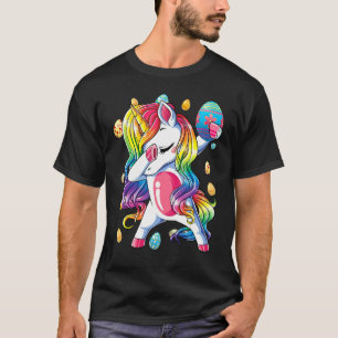 Ostertag Mädchen Schlucken Einhorn Ab Bügel Ei Jag T-Shirt