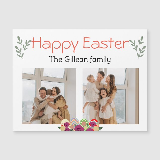 Ostertag, Ostern für Foto Magnetkarte (Vorderseite)