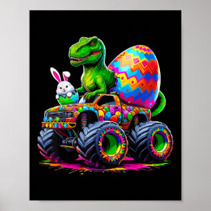 Ostertag Sonnenstudion Lkw Eggs Dinosaurier Rabbi Poster