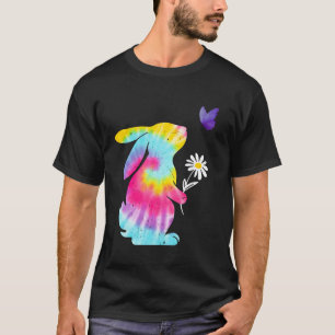 Ostertag-Tie-Dye-Hase Osterhase Gänseblümchen T-Shirt