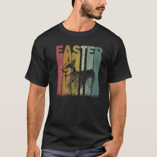 Ostertag Welsh Corgi Retro-Grafik Lustiges Ostern T-Shirt