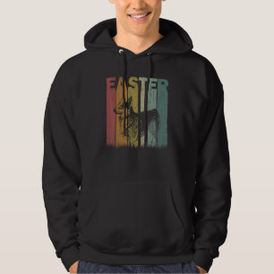 Ostertag Welsh Corgi Retro Graphic Funny Oster Hoodie