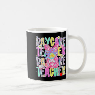 Ostertagesbetreuer Lehrerin Süßes Farbige Frühling Kaffeetasse