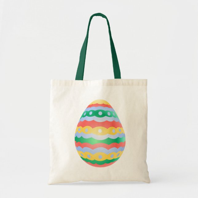 Ostertasche Totbeutel Ostereier Art Shopping Bag Tragetasche (Vorne)