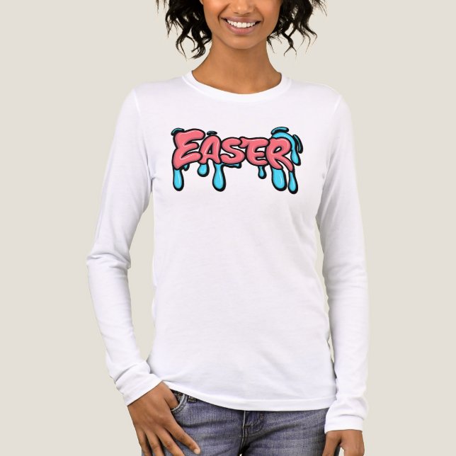 Ostertext-Veröffentlichung-61424 Tri-Blend Shirt (Vorderseite)