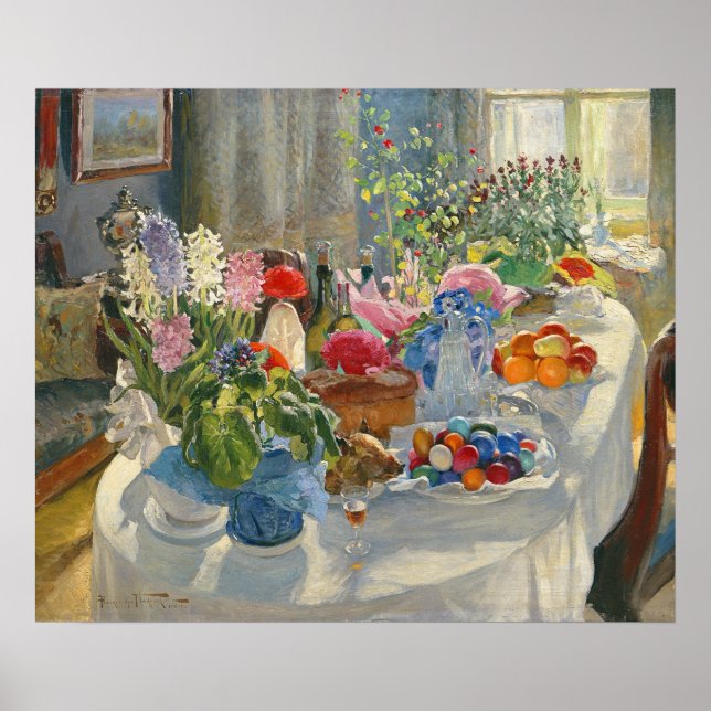 Ostertisch Poster (Vorne)