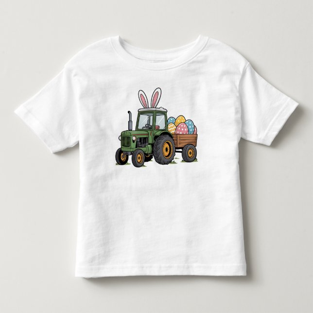 Ostertraktor  kleinkind t-shirt (Vorderseite)