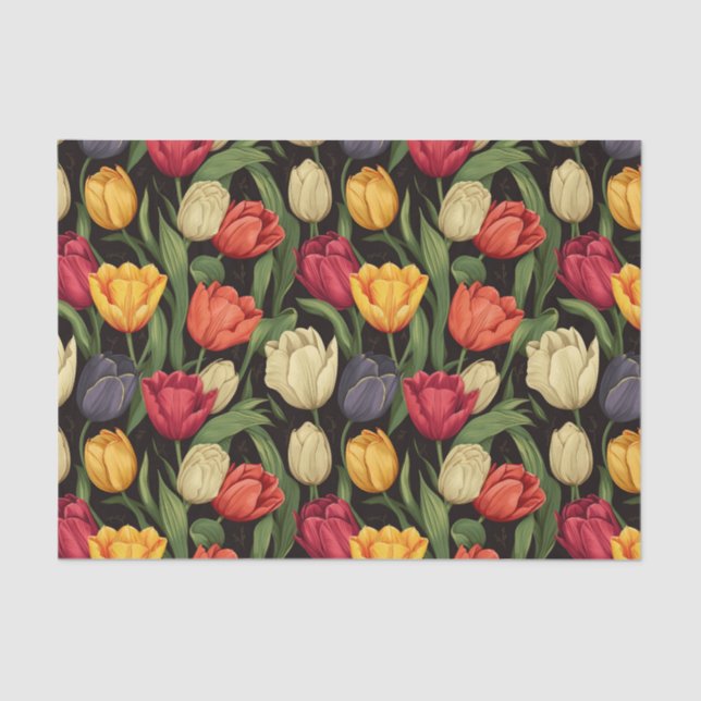 Ostertulische Blume Seidenpapier (Vorderseite)
