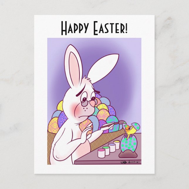 Osterüberraschung Fantastische Postkarte (Vorderseite)