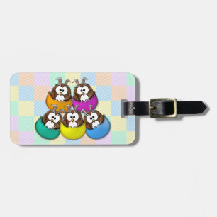 Osteruhu - Regenbogen Gepäckanhänger