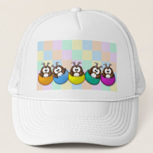 Osteruhu - Regenbogen Truckerkappe