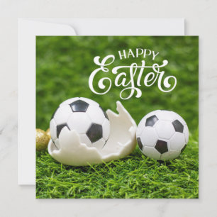 Osterurlaub mit Fußball Ostern Bunny